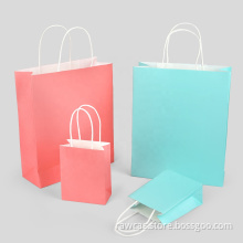 ECO Friendly Kraft Paper Hand Bag Custom Logo